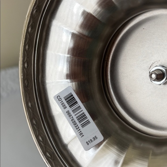 NWT Silver and Blue Snowflake Candle Holder - Picture 4 of 4